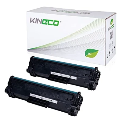Image de Kineco CF244A 44A Toner Compatible pour HP Laserjet Pro M15w MFP M28w M28a M15a,Pack de Deux Noirs