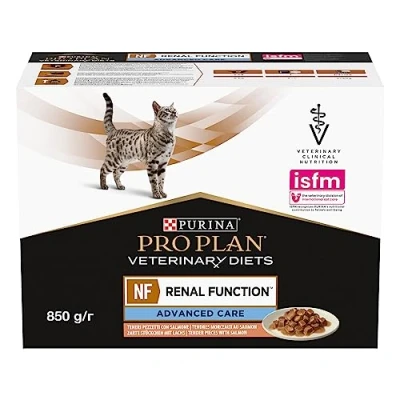 Image de Pâtée pour Chat Proplan NF Renal Function Saumon 10 sachets Insuffisance rénale