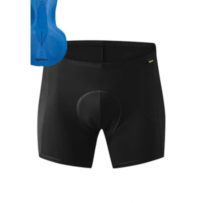 Image de Gonso Sitivo U M Caleçon de Cyclisme pour Homme, s&#039;adapte sous Tous Les Shorts Cyclisme, Collant avec Rembourrage Blue éléments en poron, Coupe ajustée, Noir/Bleu, Taille XL