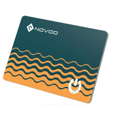 Image de NOVOO Air Tag Card Wallet Tracker Thin 1,6 mm, Smart Slim, Batterie 6 Ans, IP68 étanche, Compatible Apple Où est (iOS), Bluetooth GPS, Localisateur de Portefeuille, valises, passeports