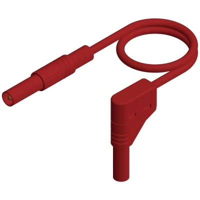 Image de Cordon de mesure sécurité SKS Hirschmann MLS WG 50/2,5 rt [Banane mâle 4 mm Banane mm] 0.50 m rouge 1 pc(s)