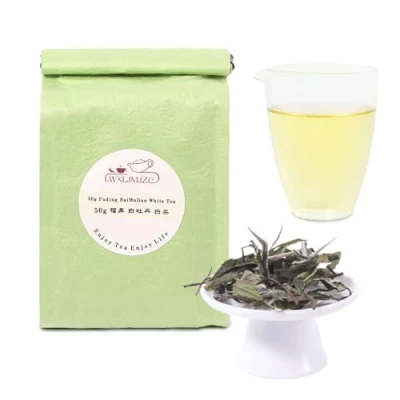 Image de LWXLJMJZC Bai Mu Dan Thé Blanc Pai Tan de Chine White Peony en Vrac 50g Tea