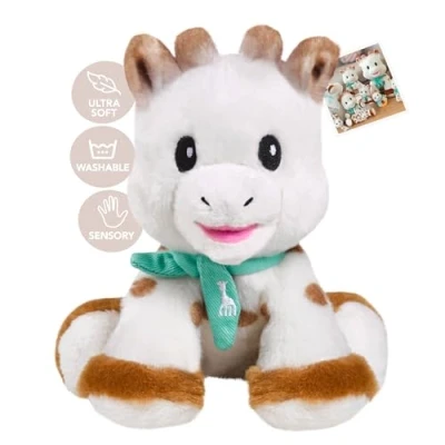 Image de Sophie la Girafe Peluche bébé 14 cm Ultra Douce, 010335