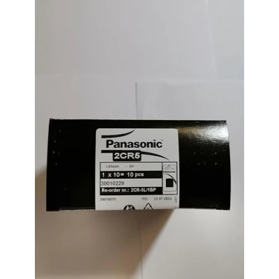 Image de Pile au Lithium Panasonic 2CR5 6 V Blister 1 x10 Boîte de 10 blisters