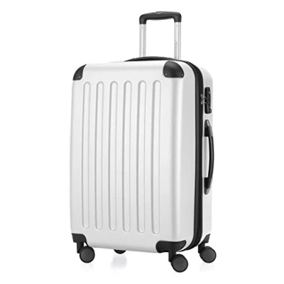 Image de HAUPTSTADTKOFFER Spree Valise de Taille Moyenne, Bagage soute rigide ABS, TSA, extensible, extra léger, 4 roues, 65 cm, 74 L, Blanc