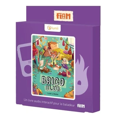 Image de Lunii Coffret Le brico Club Livre Audio interactif dès 7 Ans, à écouter sur FLAM