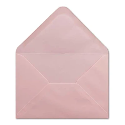 Image de Glüxx Agent Lot de 25 enveloppes Rose Format C5 16,2 x 22,7 cm 100 g/m² Fermeture par humidification à rabat Pointe la série Colours 4 you