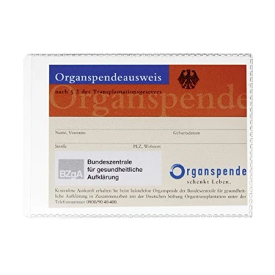 Image de Durable 213419 Capot de protection (avec anti arrachement, à l&#039;épreuve des documents, DIN A7, 74 x 105 mm) transparent