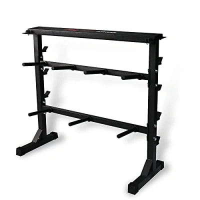 Image de CCLIFE Support pour haltères de Poids Repose Max. d&#039;env. 300 kg Rack Rangement et Halteres ZERRO, Color:Argent