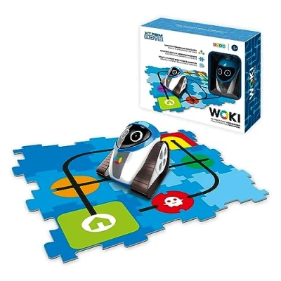 Image de Xtrem Bots Woki Robot Enfant Jouet Programmable en Couleur Intelligent de 5 Ans et Plus Robots électroniques pour Enfants STEM