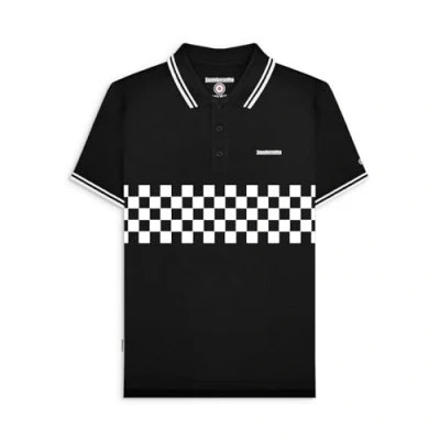 Image de Lambretta Polo bicolore, Noir , L