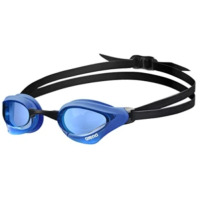 Image de arena Cobra Core Swipe Unisex Adult Race Swimming Goggles, Lunettes de Natation avec Oculaires Courbes, Anti buée, Protection UV, 5 Ponts Nez Interchangeables
