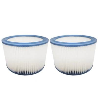 Image de Lot de 2 filtres à cartouche/filtre cylindre/filtre air pour Nilfisk Multi II 30 T, T INOX VSC, 22 INOX,