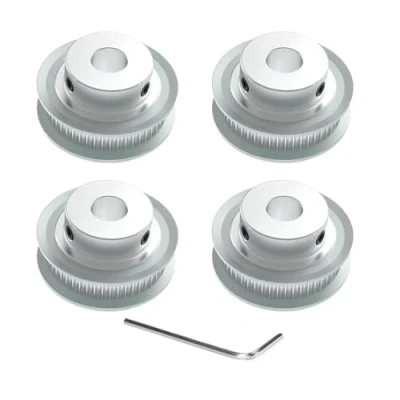 Image de Super Print poulie GT2 40 Teeth 8mm Bore Width 6mm Courroie en aluminium 40T Roue de pour Largeur distribution imprimante 3D, CNC (4pcs)