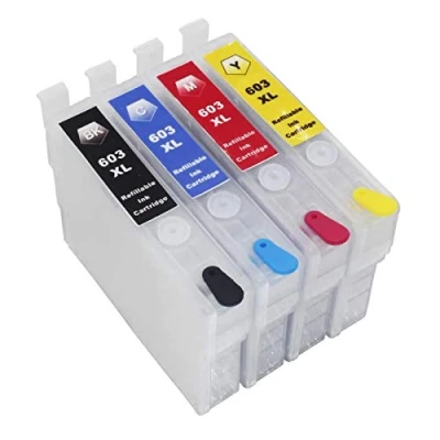 Image de OGOUGUAN 603xl Cartouches d&#039;encre Rechargeables vides de Remplacement pour Epson 603 Compatible avec Expression Home XP 3100 4100 2100 2105 3105 4105 WF 2850 2835.