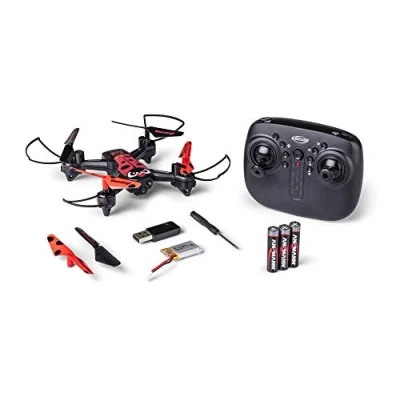 Image de Carson X4 500507153 Angry Bug 2.0 100% prêt, modèle de vol, Quadcopter RC, avec Piles et télécommande, 500507153, Rouge