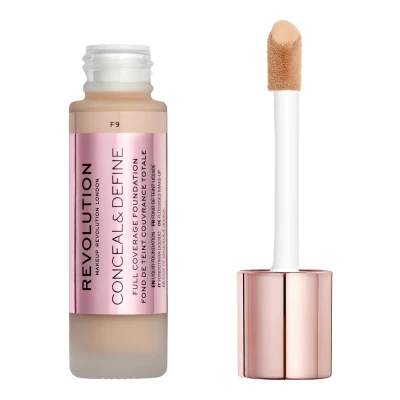 Image de Makeup Revolution Conceal &amp; Define Foundation Fond de teint, Femme, Taille: 23 ml, F9