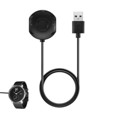 Image de Câble de Charge Magnétique Chargeur USB 100cm Compatible avec Montre Connectée Nokia Steel HR/Withings Hybrid