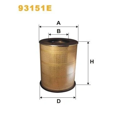 Image de WIX FILTERS 93151E Filtre à air 410 304 Cartouche filtrante VOLVO: FM 9, FMX, 12