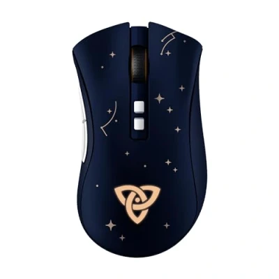Image de Razer DeathAdder V2 Pro (Genshin Impact Ed.) Souris Gaming sans fil avec ergonomie de Pointe pour PC, capteur Optique Focus+ 20K DPI, autonomie 70 Heures, 88g, éclairage Chroma RGB