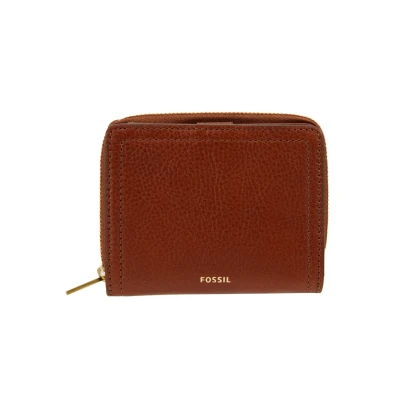 Image de Fossil Portefeuille pour femmes Logan, cuir multifonction marron 11,1 cm l x 2,5 8,9 H SL7923200