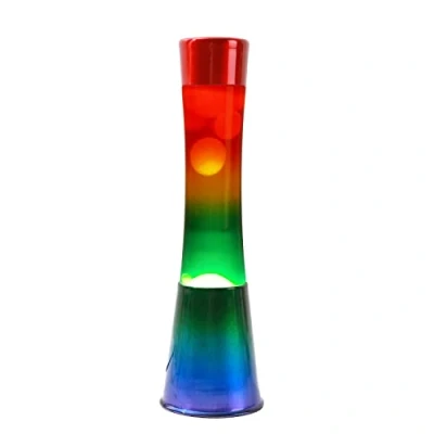 Image de I TOTAL Lampe à Lave Magma &amp; Glitter (Rainbow 2)