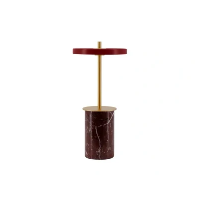 Image de UMAGE lampe à poser LED rechargeable Asteria Move Mini, rouge, 26 cm IP44