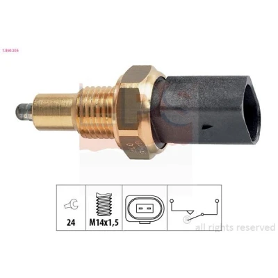 Image de EPS 1.860.256 Interrupteur, feu marche arrière Made in Italy OE Equivalent AUDI: A8 D2, A4 B7 Avant, B6 Berline, VOLKSWAGEN: Passat B5 GP Berline