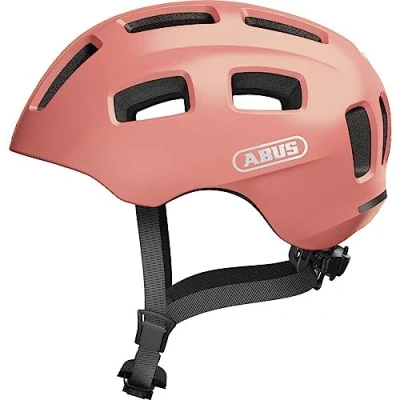 Image de ABUS Casque de vélo Youn I 2.0 avec lumière pour enfants, adolescents et jeunes adultes filles garçons or rose, taille S, S (48 54 cm)