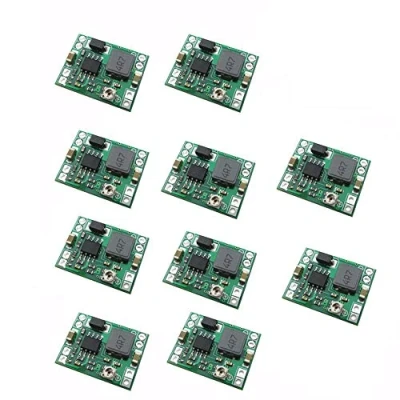 Image de DollaTek 10Pcs MP1584EN Ultra Petit DC 3A Step Down Module réglable Buck Converter 24V à 12V 9V 5V 3V pour Arduino