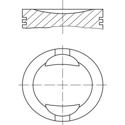 Image de MAHLE ORIGINAL 009 36 02 Piston 70,6