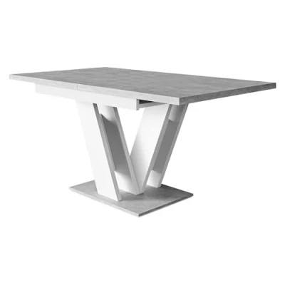 Image de Mirjan24 Table de salle à manger Atraks Rectangulaire Pratique cuisine extensible (noir brillant)