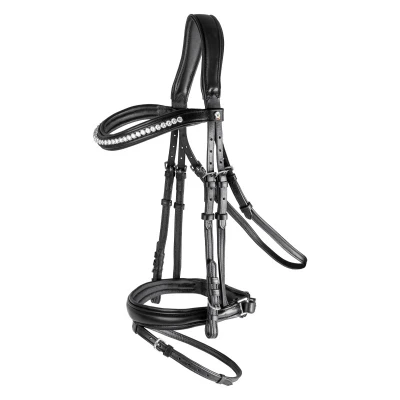 Image de Bridon équitation muserolle combinée Waldhausen X Line Supersoft Joy