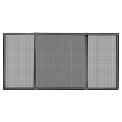 Image de Moustiquaire Schellenberg Portes et fenêtres Extensible Anthracite Fibre de Verre 50 x 142 cm