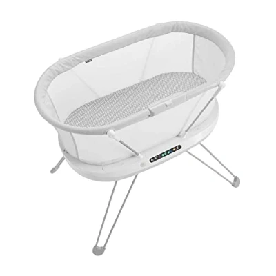 Image de Fisher Price Couffin Douce Nuit Veilleuse App Gratuite Smart Connect Option Système de Détection des Pleurs Bébé Cadeau dès la Naissance, GXL76