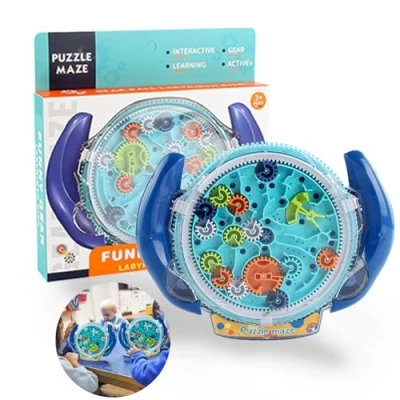 Image de Jeux Labyrinthe, Labyrinthe 3D Jouet, de Puzzle pour Enfants âgés 4 à 8 Ans, Parking Jouet Enfant, Défis d&#039;apprentissage Concentration