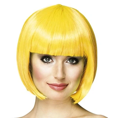 Image de Boland Perruque cabaret, mi longue, bob avec franges, cheveux synthétiques, coiffure, fête à thème, carnaval, soirée déguisée, costume