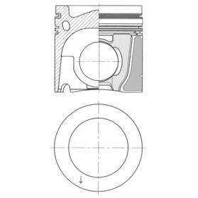 Image de KOLBENSCHMIDT 41088960 Kit de réparation, Piston / Chemise cylindre