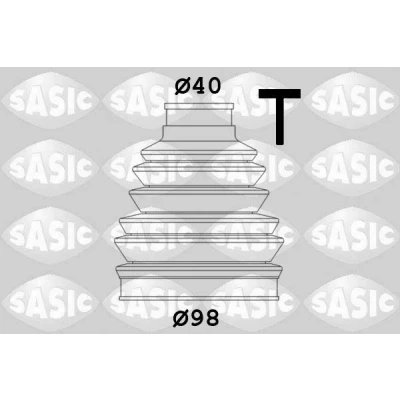 Image de SASIC 2933023 Soufflet De Cardan côté roue Thermoplastique PEUGEOT: 407 SW, Berline, 307 3/5 portes, CITROËN: C4 I C5 5 portes