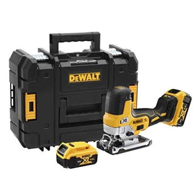 Image de Scie sauteuse 18V + 2 batteries 5 Ah chargeur coffret Tstak DEWALT DCS335P2 QW
