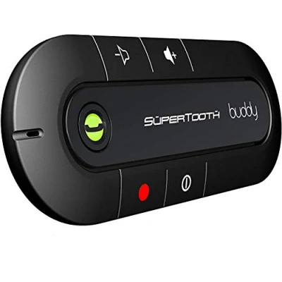 Image de SuperTooth Kit voiture mains libres Bluetooth pour pare soleil Buddy Noir