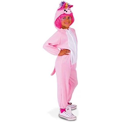 Image de Rubies Combinaison Pyjama Licorne Rose Taille Unique ans S8428, Multicolore, M (5 7 años)