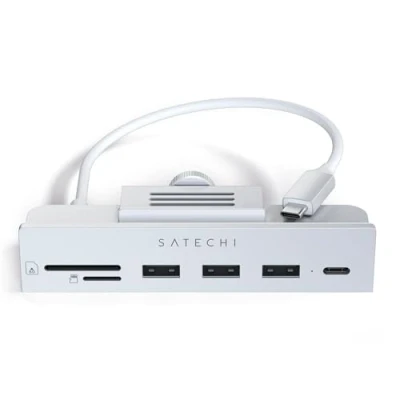 Image de Satechi USB C Clamp Hub pour iMac 24 pouces Argent ST UCICHS