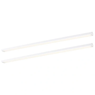 Image de Paulmann 98622 LED sous Meubles Inline 2x6W 550x26 mm 2x500lm 24 V Blanc dépoli 3000 K gradable, 12 W, Matte White