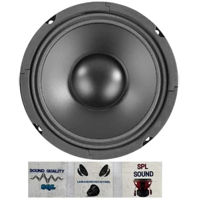Image de 1 Fenton 902.127 WP16 woofer 16,5 cm 165 mm 6,5&quot; 100 Watt rms 200 Max 8 ohm sensibilité 87 DB Suspension Gomme Semi Rigide, pièce + 3 Sticker Cadeau