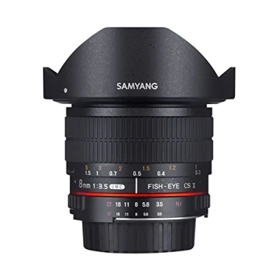 Image de Objectif Fish eye Samyang 8mm F3.5 UMC CS II Monture Pentax