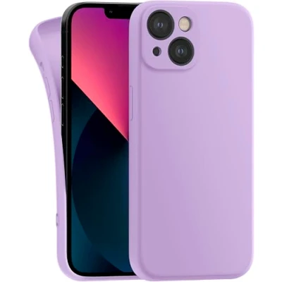 Image de MyGadget Coque Compatible avec Apple iPhone 13 Mini Case TPU Souple &amp; Soft Cover Protection Extra Fine Légère Étui Coloré Anti Choc et Rayures Violette