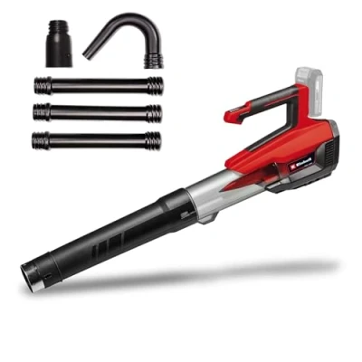 Image de Souffleur de Feuilles sans Fil GP LB 18/200 Li GK Solo PXC Einhell (Li ION, 18 V, soufflerie axiale, Puissance soufflage 670 m3/h, kit Nettoyage des gouttières, Batterie ni Chargeur)