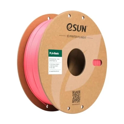 Image de eSUN PLA Filament 1.75mm, Basic Précision Dimensionnelle +/ 0.05mm, Bobine de 1KG (2.2 LBS) Rapide pour 3D Imprimantes,Rose