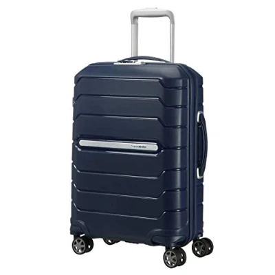 Image de Samsonite Flux Spinner S Expandable Bagage à Main Extensible, 55 cm, 44 L, Bleu (Navy Blue)
